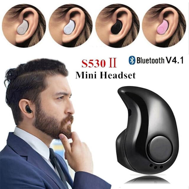 Bluetooth Mini Wireless Stereo Headset With Mic