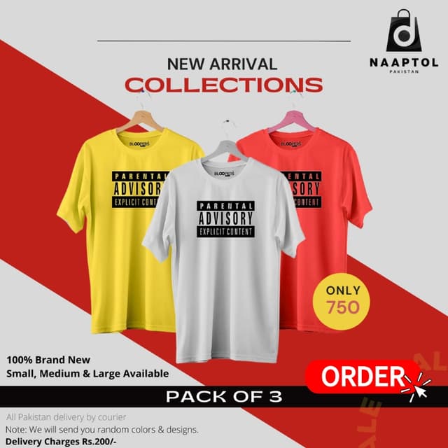 Pack of 3 - T-shirt
