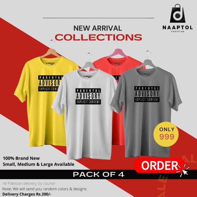 Pack of 4 - TShirt