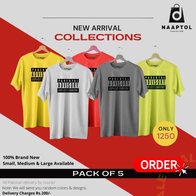 Pack of 5 - T-shirts