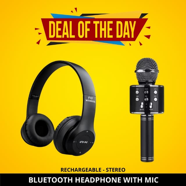 Bluetooth Mic & Headphones