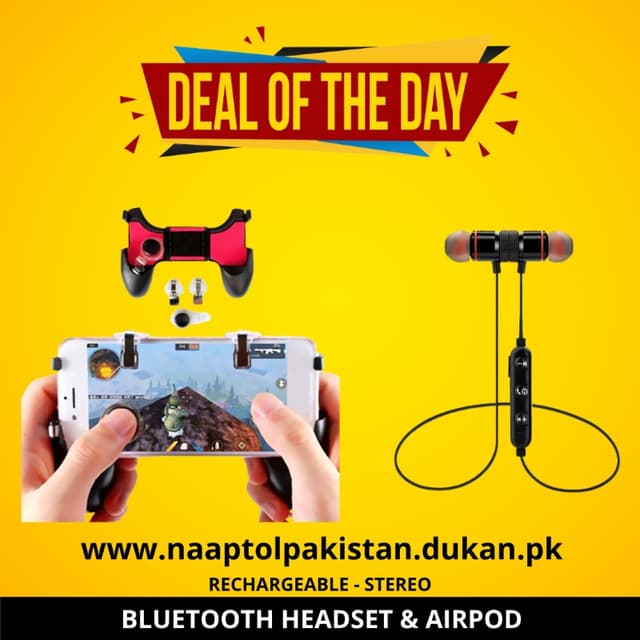 Gamer Deal - Gamepad With Bluetooth Headset